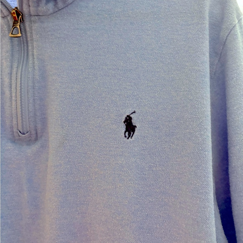 Ralph Lauren Blue Quarter-Zip Pullover
Side